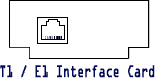 t1 e1 Interface Card